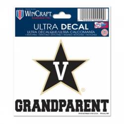 Vanderbilt University Commodores Grandparent - 3x4 Ultra Decal