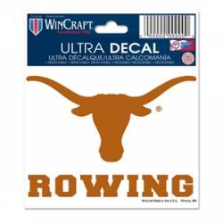 University Of Texas Longhorns Rowing - 3x4 Ultra Decal