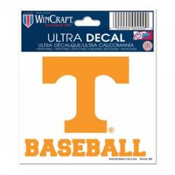 University Of Tennessee Volunteers Baseball - 3x4 Ultra Decal