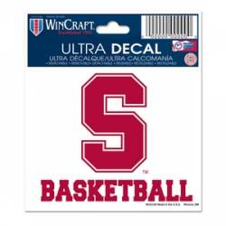 Stanford University Cardinal Basketball - 3x4 Ultra Decal