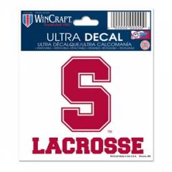 Stanford University Cardinal Lacrosse - 3x4 Ultra Decal