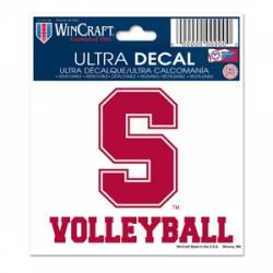 Stanford University Cardinal Volleyball - 3x4 Ultra Decal