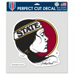 Florida State University Seminoles Retro Logo - 8x8 Full Color Die Cut Decal