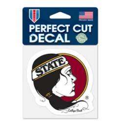 Florida State University Seminoles Retro Logo - 4x4 Die Cut Decal