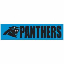 Carolina Panthers - 3x12 Bumper Sticker Strip