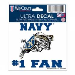 US Naval Academy Navy Midshipmen #1 Fan - 3x4 Ultra Decal
