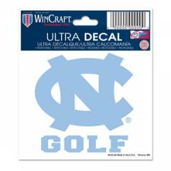 University Of North Carolina Tar Heels Golf - 3x4 Ultra Decal