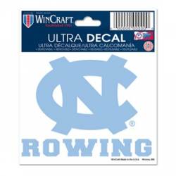 University Of North Carolina Tar Heels Rowing - 3x4 Ultra Decal