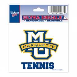 Marquette University Golden Eagles Tennis - 3x4 Ultra Decal