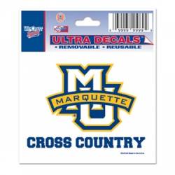 Marquette University Golden Eagles Cross Country - 3x4 Ultra Decal