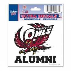 Temple University Owls Alumni - 3x4 Ultra Decal