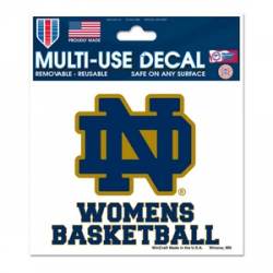 University Of Notre Dame Fighting Irish Women's Basketball - 3x4 Ultra Decal