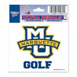 Marquette University Golden Eagles Golf - 3x4 Ultra Decal