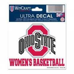 Ohio State University Buckeyes Women's  Basketball - 3x4 Ultra Decal