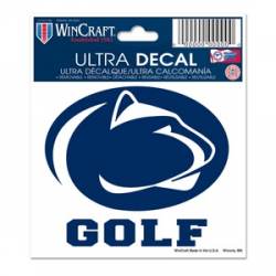 Penn State University Nittany Lions Golf - 3x4 Ultra Decal