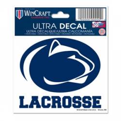 Penn State University Nittany Lions Lacrosse - 3x4 Ultra Decal