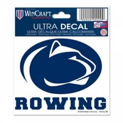Penn State University Nittany Lions Rowing - 3x4 Ultra Decal