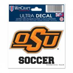Oklahoma State University Cowboys Soccer - 3x4 Ultra Decal