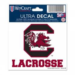 University Of South Carolina Gamecocks Lacrosse - 3x4 Ultra Decal