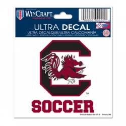 University Of South Carolina Gamecocks Soccer - 3x4 Ultra Decal