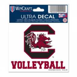 University Of South Carolina Gamecocks Volleyball - 3x4 Ultra Decal
