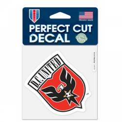 Washington D.C. United Red Shield Logo - 4x4 Die Cut Decal