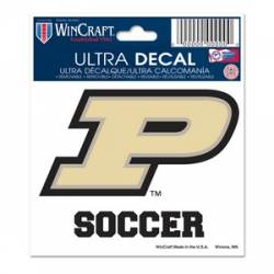 Purdue University Boilermakers Soccer - 3x4 Ultra Decal