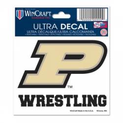 Purdue University Boilermakers Wrestling - 3x4 Ultra Decal