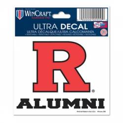 Rutgers University Scarlet Knights Alumni - 3x4 Ultra Decal