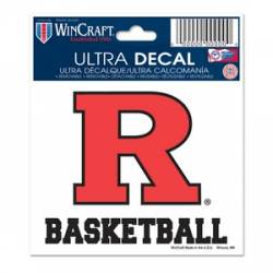 Rutgers University Scarlet Knights Basketball - 3x4 Ultra Decal