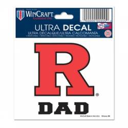 Rutgers University Scarlet Knights Dad - 3x4 Ultra Decal