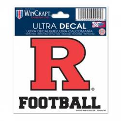 Rutgers University Scarlet Knights Football - 3x4 Ultra Decal
