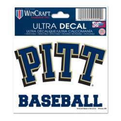 University Of Pittsburgh Panthers Baseball - 3x4 Ultra Decal