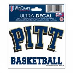 University Of Pittsburgh Panthers Basketball - 3x4 Ultra Decal