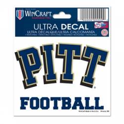 University Of Pittsburgh Panthers Football - 3x4 Ultra Decal