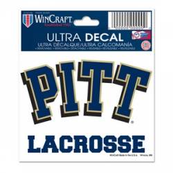 University Of Pittsburgh Panthers Lacrosse - 3x4 Ultra Decal