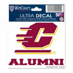 Central Michigan University Chippewas Alumni - 3x4 Ultra Decal