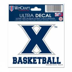 Xavier University Musketeers Basketball - 3x4 Ultra Decal