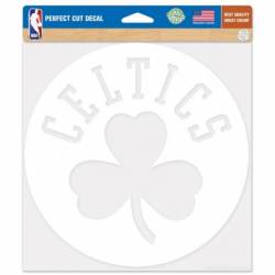 Boston Celtics Shamrock Logo - 8x8 White Die Cut Decal
