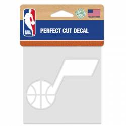 Utah Jazz 2022 Logo - 4x4 White Die Cut Decal