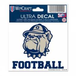 Georgetown University Hoyas Football - 3x4 Ultra Decal