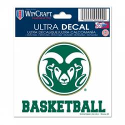 Colorado State University Rams Basketball - 3x4 Ultra Decal