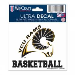 Virginia Commonwealth University Rams Basketball - 3x4 Ultra Decal