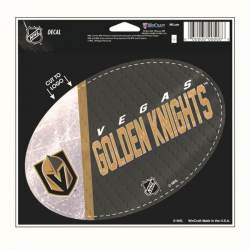 Vegas Golden Knights - 3.5x5 Vinyl Oval Sticker