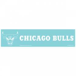 Chicago Bulls - 4x17 White Die Cut Decal