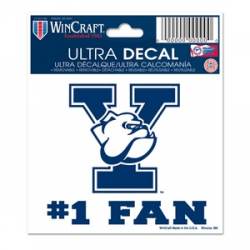 Yale University Bulldogs #1 Fan - 3x4 Ultra Decal