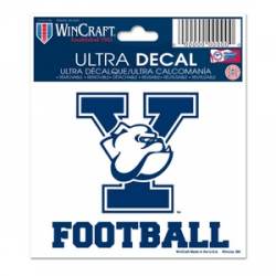 Yale University Bulldogs Football - 3x4 Ultra Decal