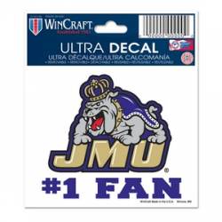 James Madison University Dukes #1 Fan - 3x4 Ultra Decal