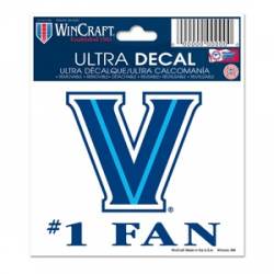Villanova University Wildcats #1 Fan - 3x4 Ultra Decal