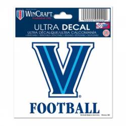 Villanova University Wildcats Football - 3x4 Ultra Decal